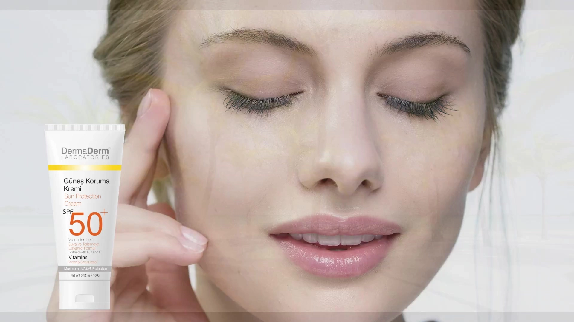 Dermaderm Güneş Koruma Kremi spf 50+ 100 g Koli 12 Adet
