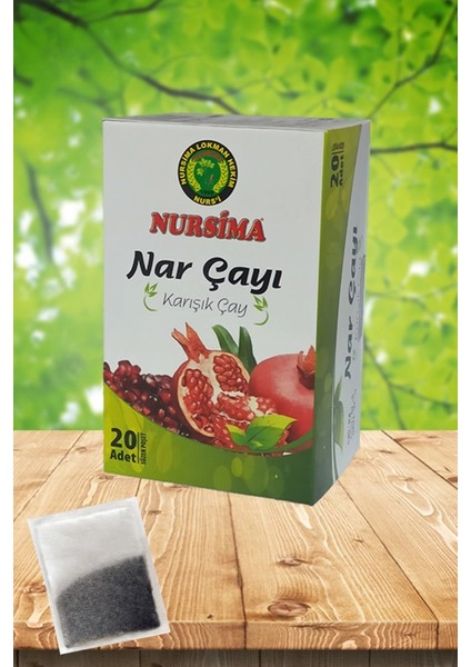 Nursima Nar Çayı Karışık Çay 20 Süzen Poşet