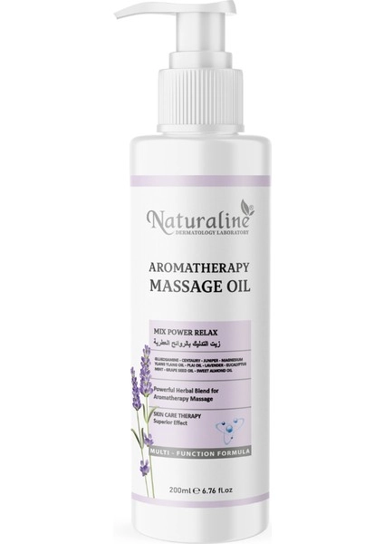 Naturaline Aromaterapi Masaj Yağı Mix Power Relax  200 Ml