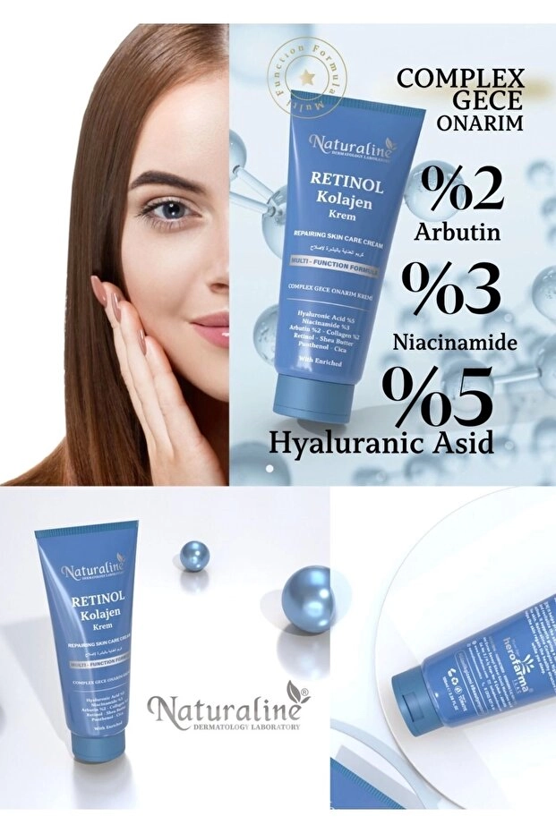 Naturaline Retinol -Kolojen Night Krem 100 Ml