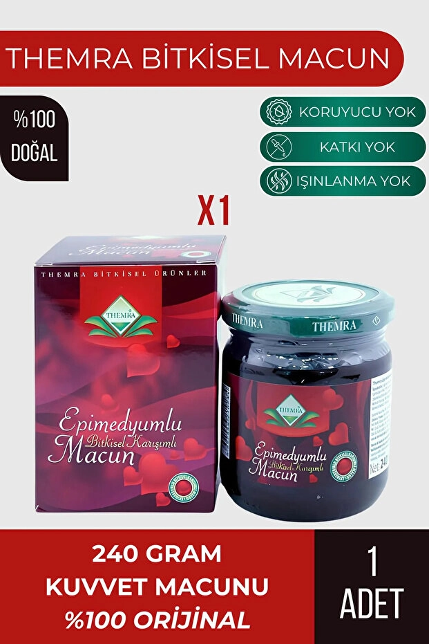 Themra Epimedyumlu Bitkisel Karışımlı Macun 240 Gr