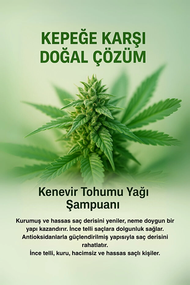 Naturaline Kenevir Tohumu Yağı Şampuanı 400 Ml