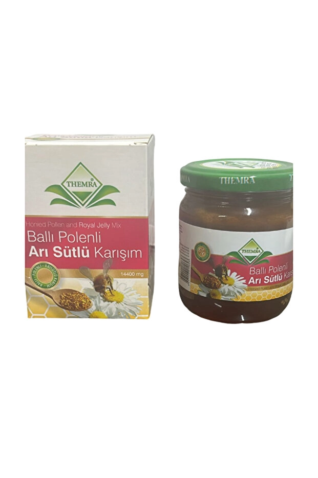 Themra Ballı Polenli Arı Sütlü Karışım 4.800 mg Vital Macun 240 Gr Koli 15 Adet