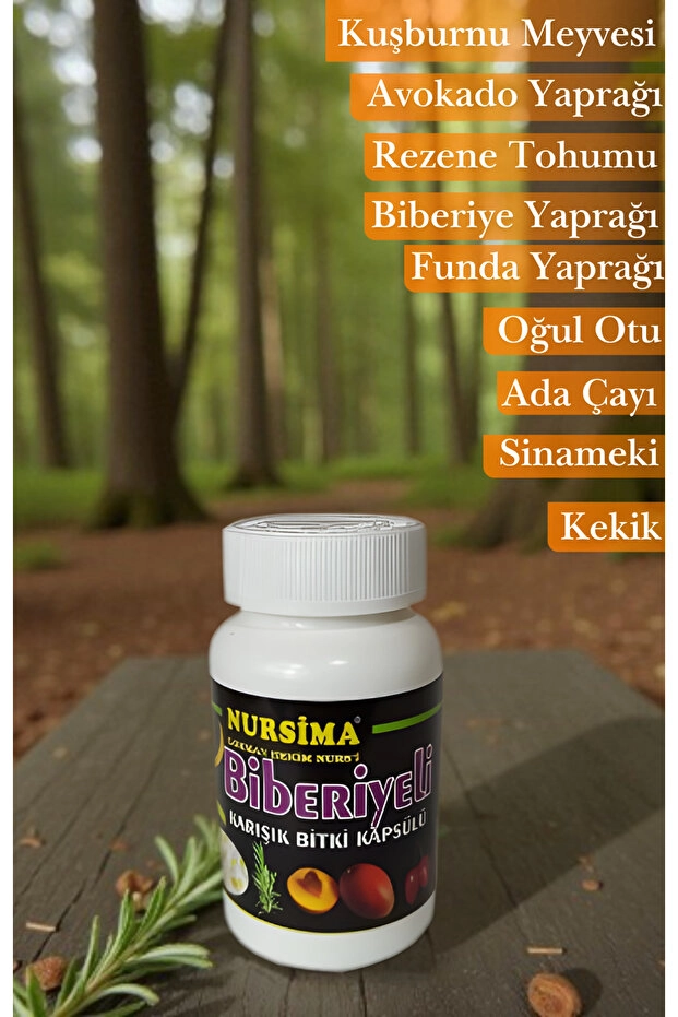 Nursima Biberiyeli Karışık Bitki Kapsül 60 Adet