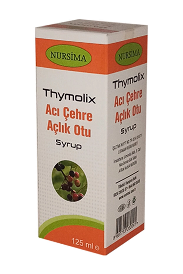 Nursima Acı Çehre Açlık Otu Şurubu 125 Ml