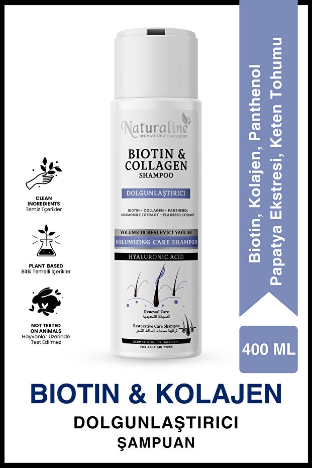 Naturaline Biotin Kolajen Şampuan 400 Ml