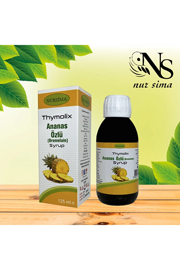 Nursima Ananas Özlü Bromelain Şurubu 125 Ml