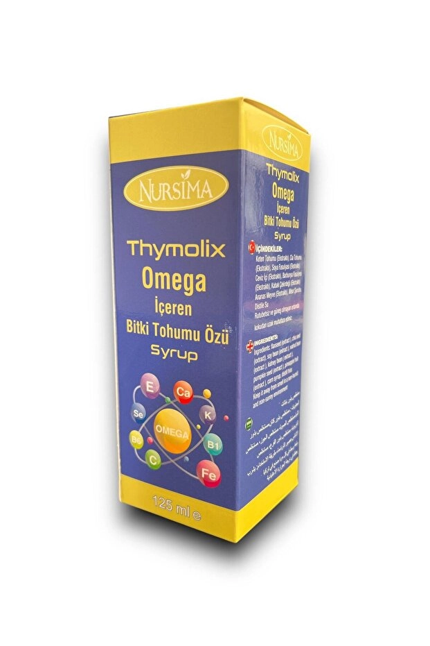 Nursima Omega 3 İçeren Bitki Tohumları Özü Syrup 125 Ml