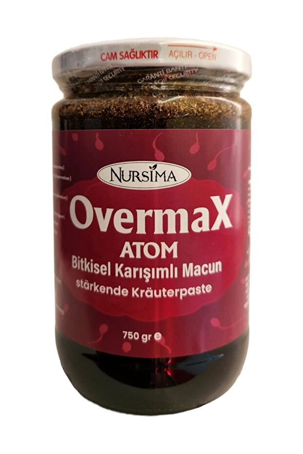 Nursima Overmax Atom Bitkisel Karışımlı Macun 750 Gr