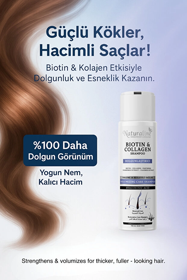 Naturaline Biotin Kolajen Şampuan 400 Ml