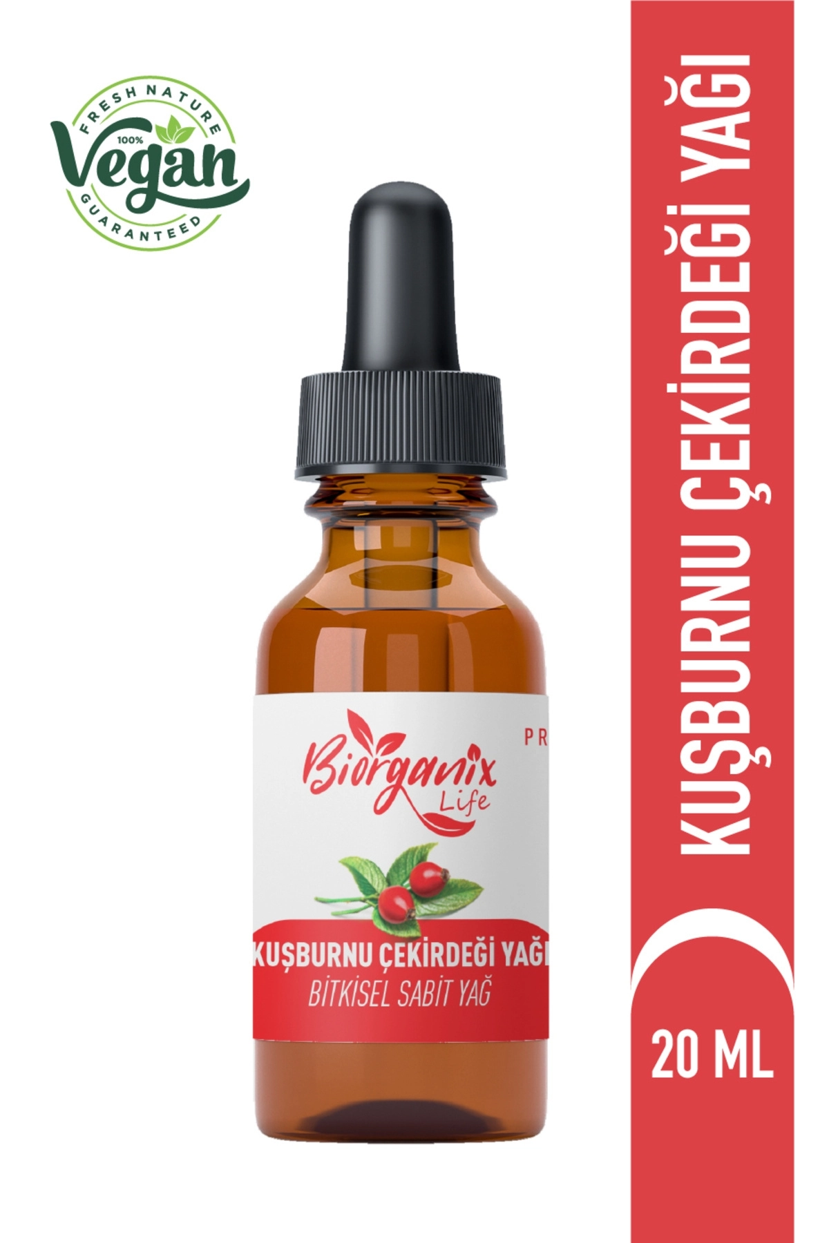 Biorganix Kuşburnu Çekirdeği Yağı 20 Ml