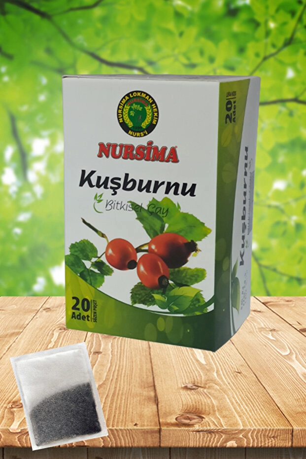 Nursima Kuşburnu Bitkisel Çay 20 Süzen Poşet