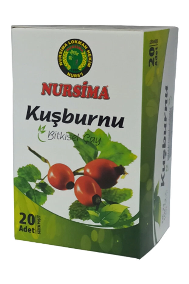 Nursima Kuşburnu Bitkisel Çay 20 Süzen Poşet