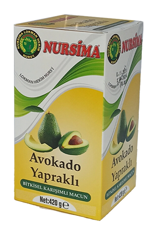 Nursima Avakadolu Yapraklı Bitkisel Karışımlı Macun 420 Gr