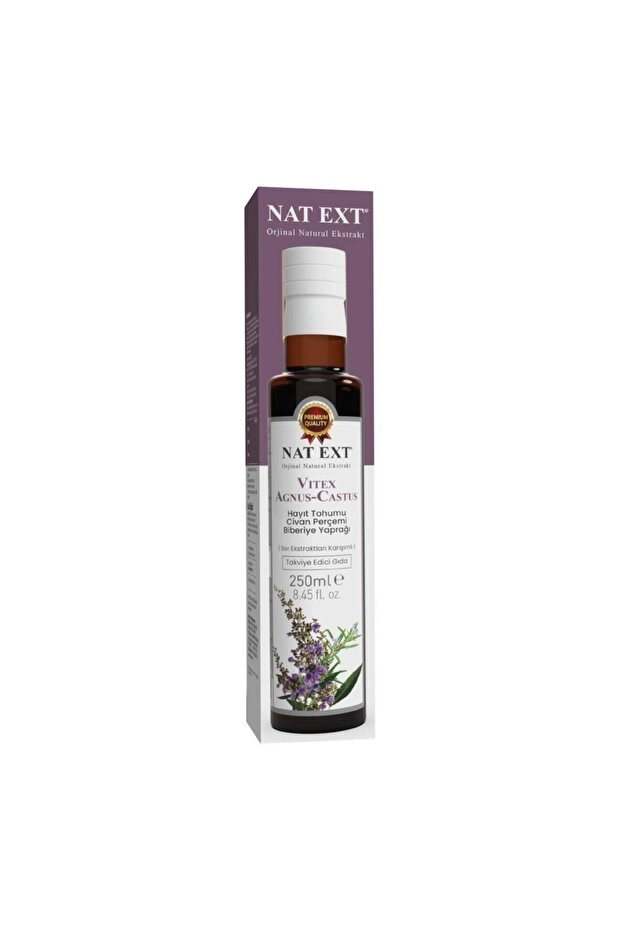 Nat Ext Vitex Agnus-Castus (Hayıt) Sıvı Ekstratı 250 Ml Koli 12 Adet