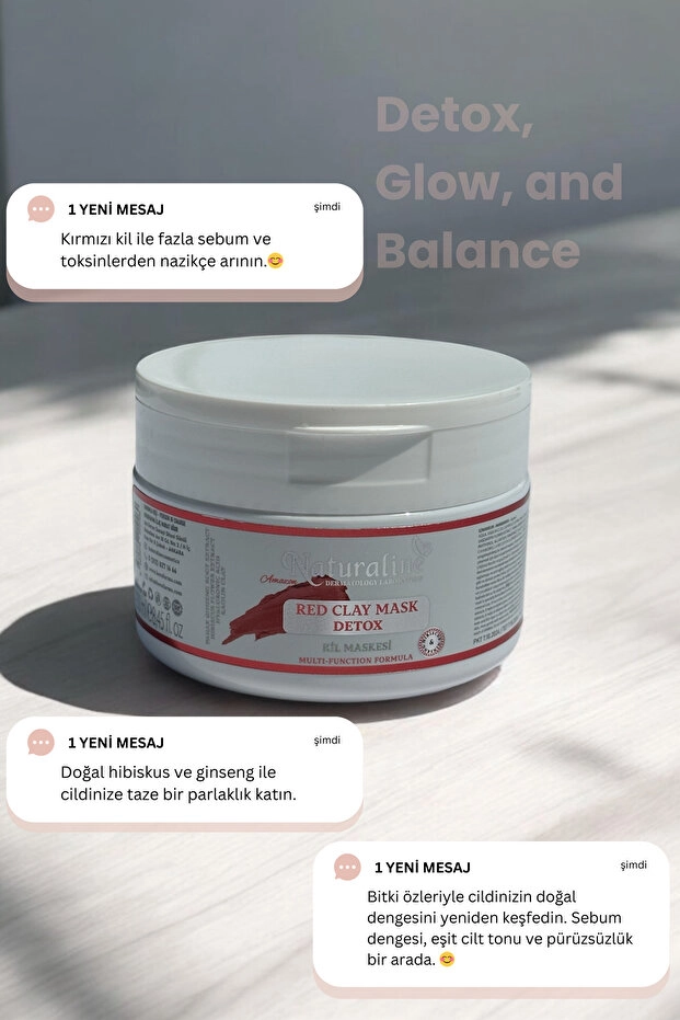 Naturaline Kırmızı Kill Maske Detox 250 Ml