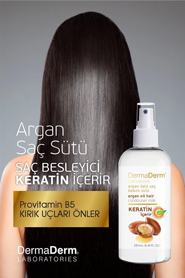 Dermaderm Argan Özlü Saç Bakım Sütü 250 ml