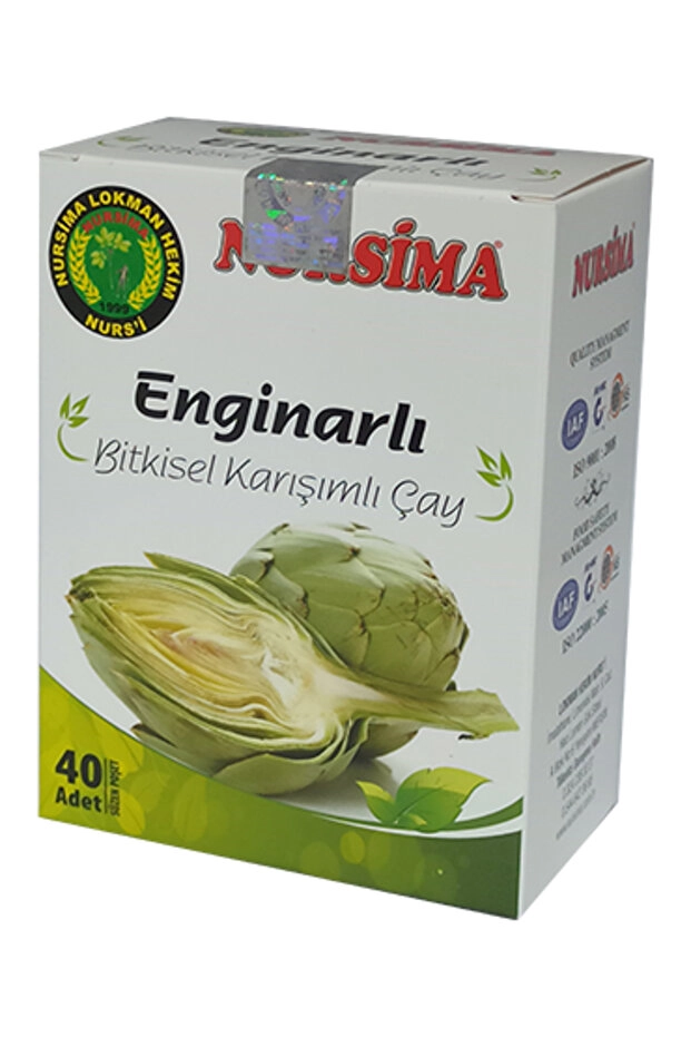 Nursima Enginarlı Bitkisel Karışımlı Çay 40 Süzen Poşet