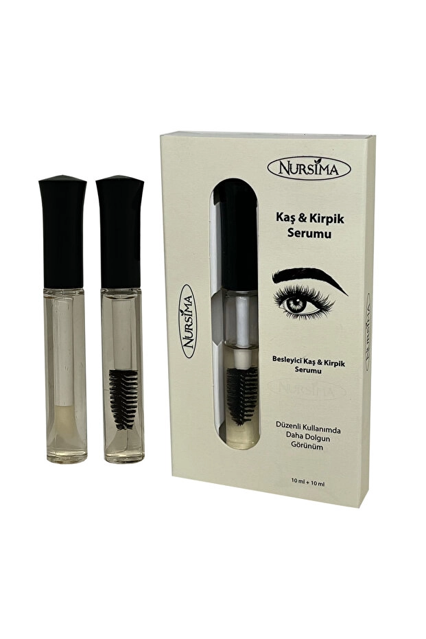 Nursima Kaş & Kirpik Serumu 10 Ml + 10 Ml