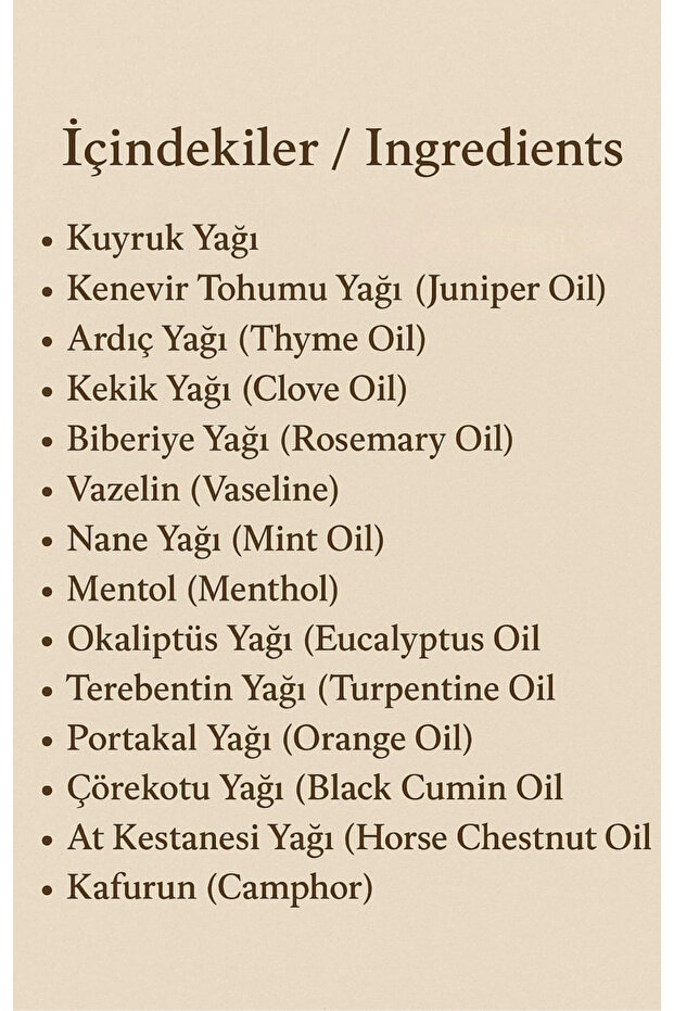 Nursima Kuyruk Yağlı Krem 150 Ml