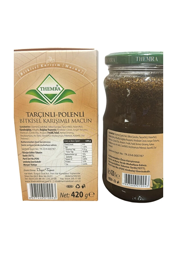 Themra Tarçınlı-Polenli Bitkisel Karışımlı Macun 420 GR