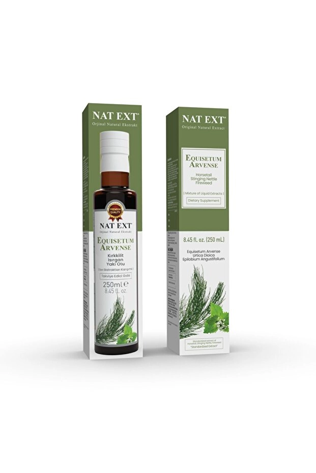 Nat Ext Equisetum Arvense (Kırkkilit) – Isırgan – Yakı Otu Sıvı Ekstratı Karışımlı 250 Ml Koli 12 Adet