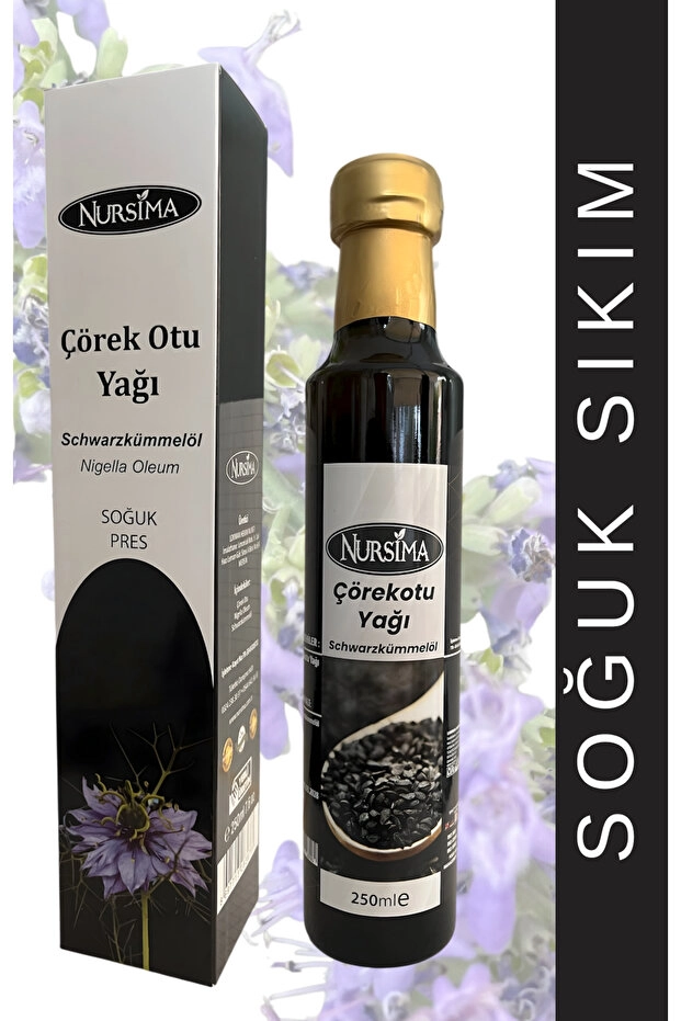 Nursima Çörek Otu Yağı 250 Ml Koli 12 Adet