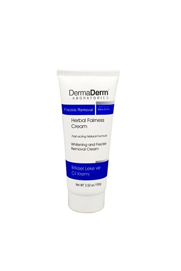 Dermaderm ’’Bitkisel Leke Giderici&Cilt Beyazlatıcı Krem (Gece Kremi)’’ 100 g Koli 12 Adet