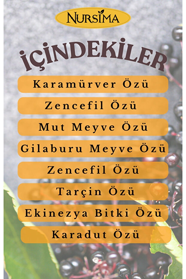 Nursima Kara Mürver Özü 700 Ml Koli 15 Adet
