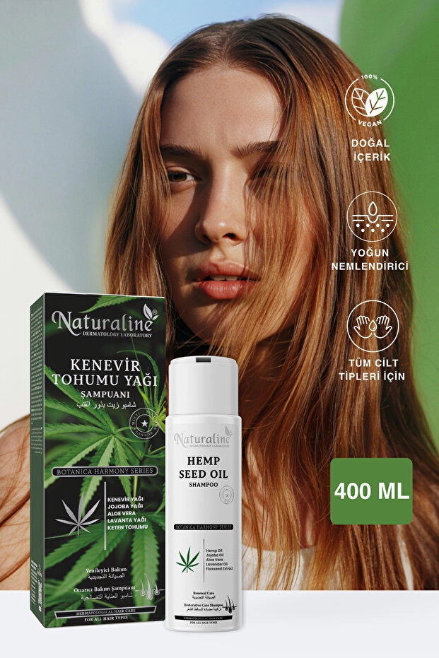 Naturaline Kenevir Tohumu Yağı Şampuanı 400 Ml