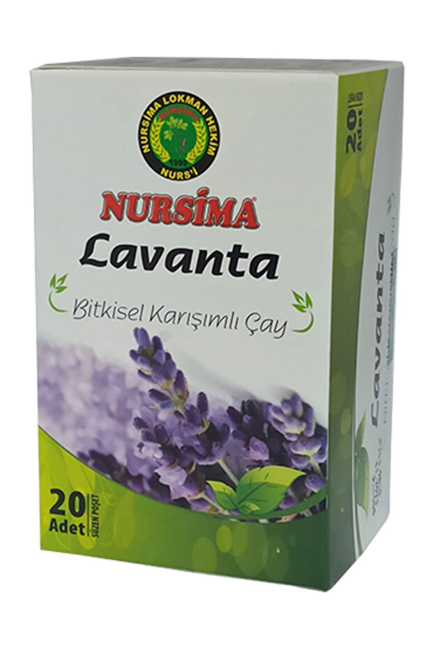 Nursima Lavanta Bitkisel Karışımlı Çay 20 Süzen Poşet