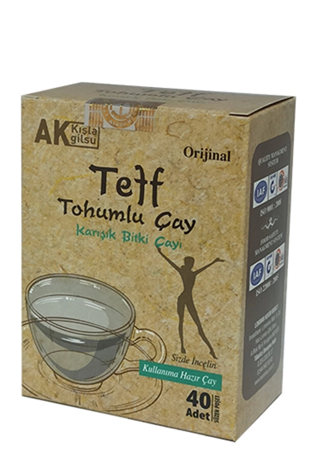 Akkışla Teff Tohumlu Karışık Bitki Çayı 40  Süzen Poşet
