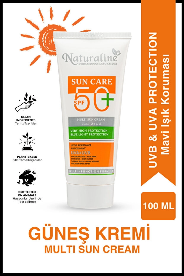 Naturaline +50 SFP Multi Sun Güneş Kremi 100 Ml