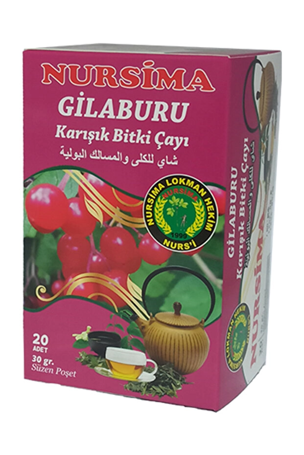 Nursima Gilaburu Karışık Bitki Çayı 20 Süzen Poşet