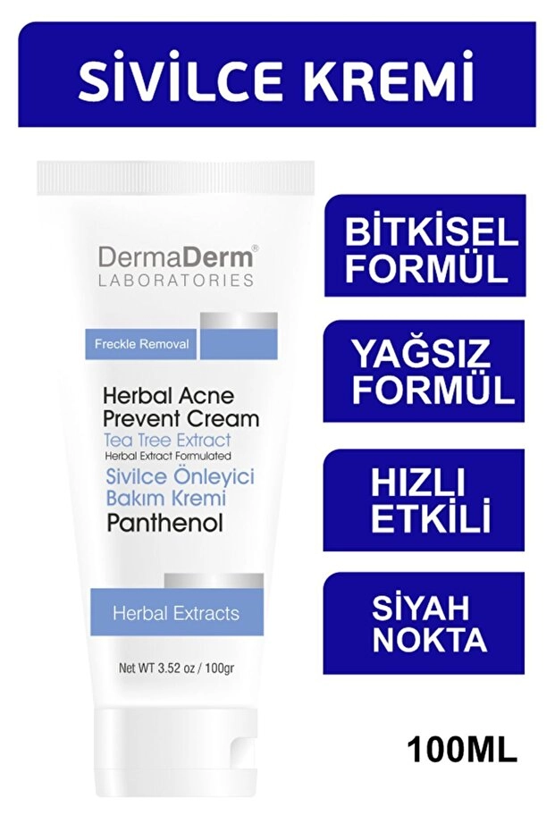 Dermaderm Sivilce Kremi 100 g Koli 12 Adet