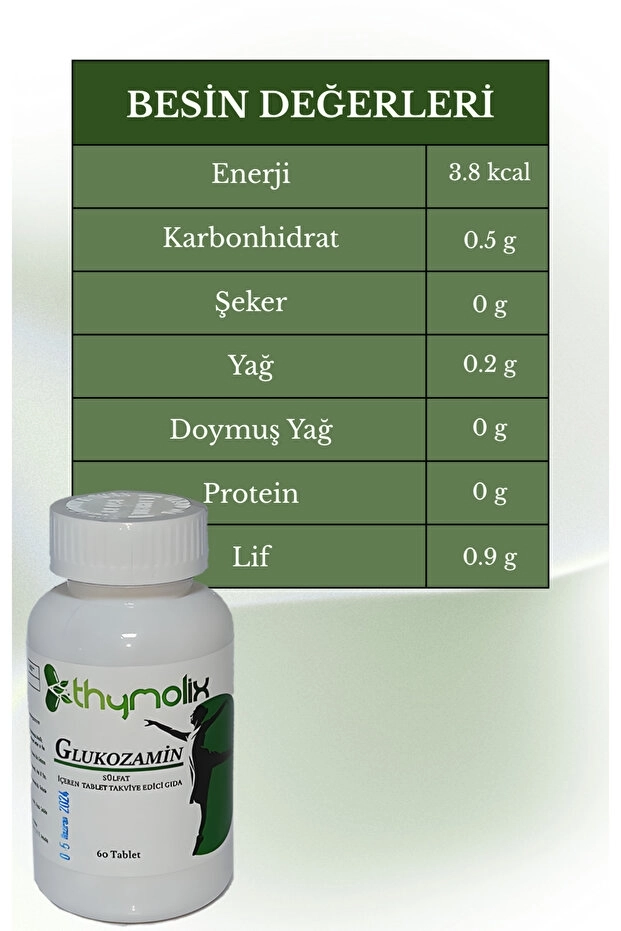 Thymolix Glukozamin Kapsül 60 Adet Koli 12 Adet
