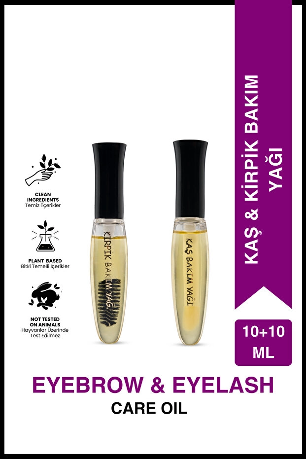 Naturaline Kaş Kirpik Bakım Yağı 10 Ml + 10 Ml