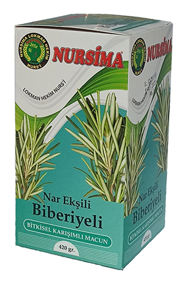 Nursima Nar Ekşili Biberiyeli Bitkisel Karışımlı Macun 420 Gr