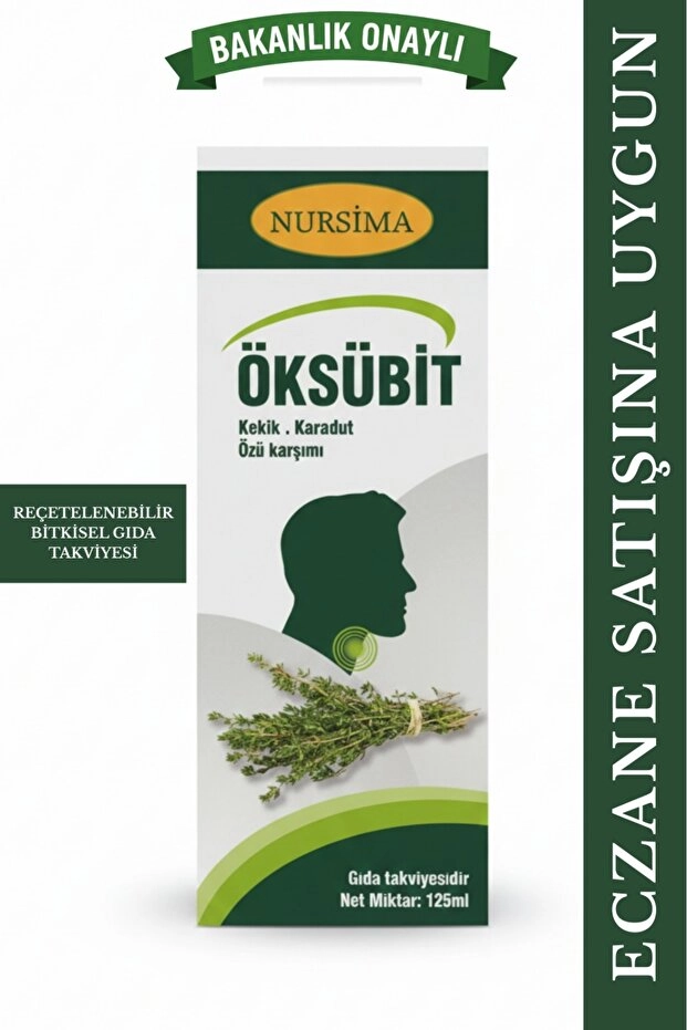 Nursima Öksübit Kekik Karadut Özü Şurubu 125 Ml
