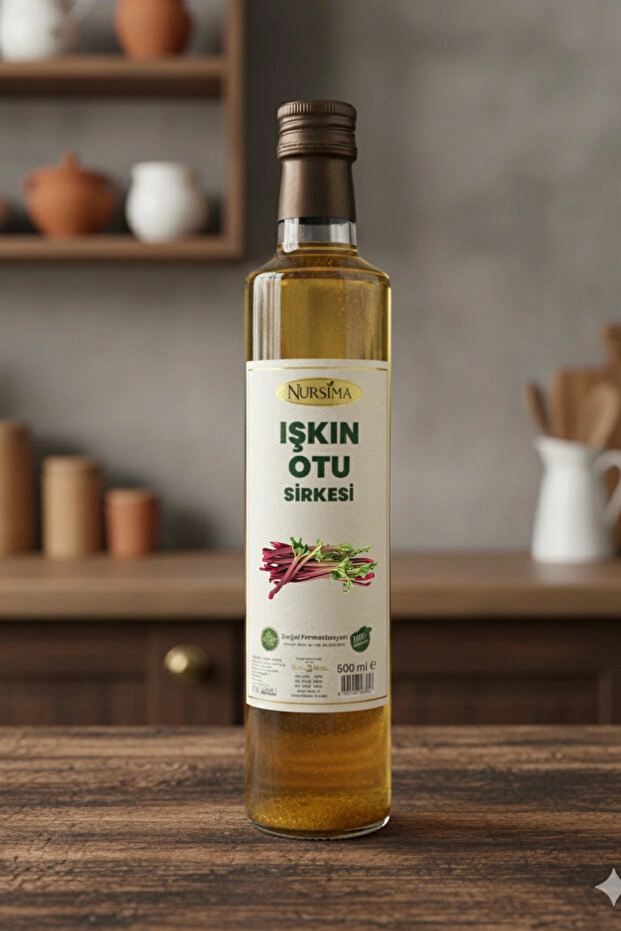 Nursima Işkın Otu Sirkesi Cam Şişe 500 Ml