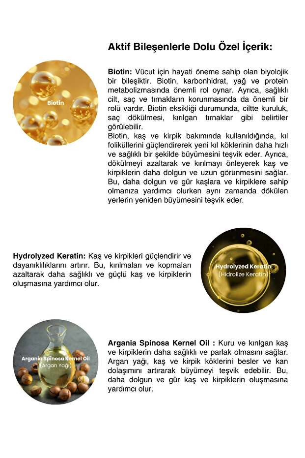 Naturaline Kaş Kirpik Bakım Yağı 10 Ml + 10 Ml
