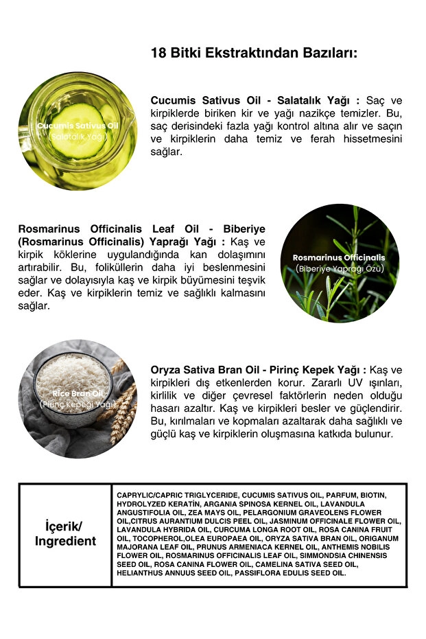 Naturaline Kaş Kirpik Bakım Yağı 10 Ml + 10 Ml