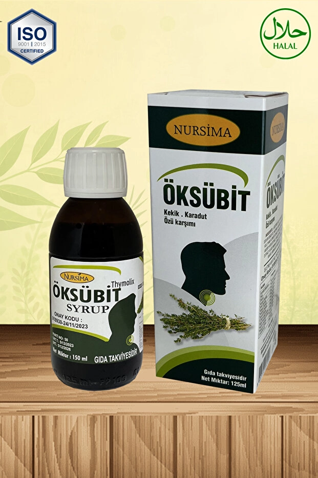 Nursima Öksübit Kekik Karadut Özü Şurubu 125 Ml