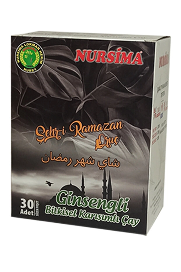 Nursima Ginsengli Bitkisel Karışımlı Çay 30 Süzen Poşet