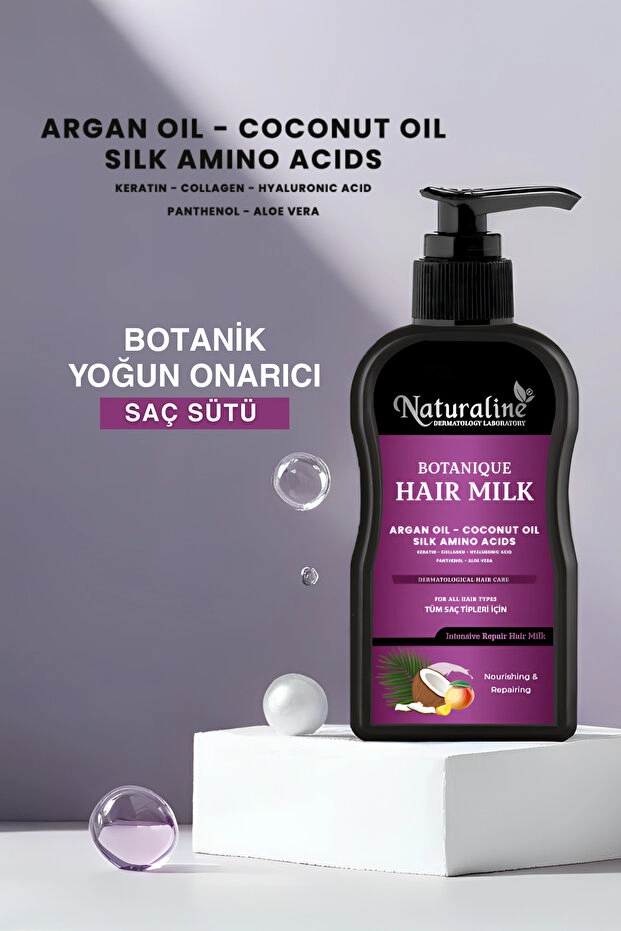 Naturaline Botanik Şaç Sütü Besleyici Onarıcı Krem 200 Ml