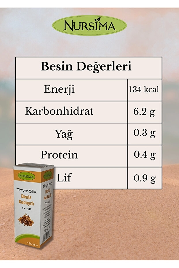 Nursima Deniz Kadayıfı Şurubu 125 Ml