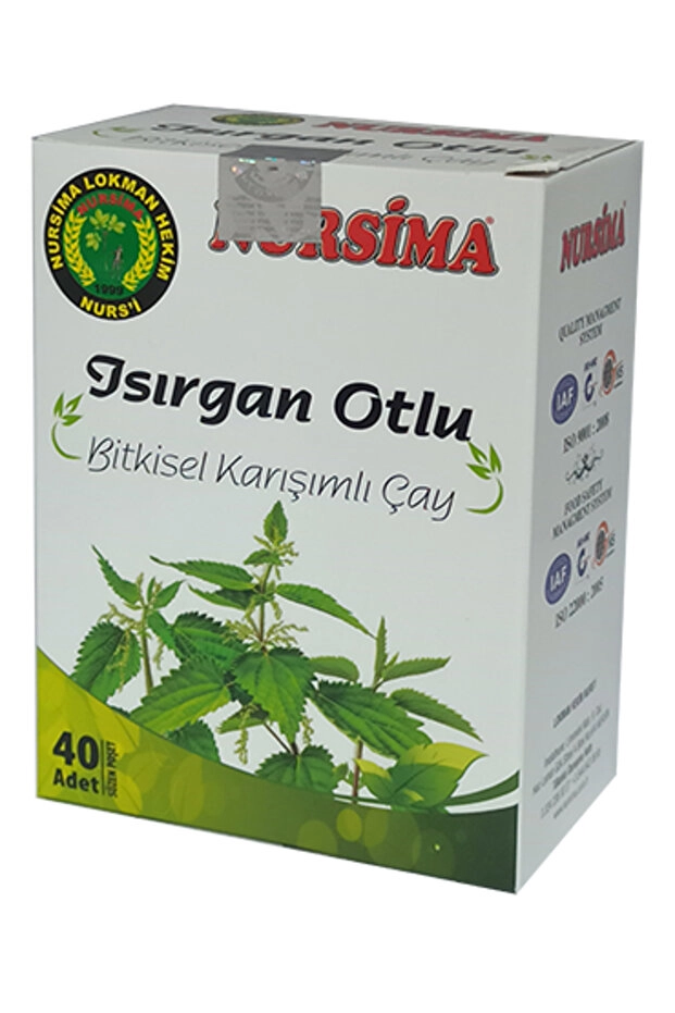 Nursima Isırgan Otlu Karışık Bitki Çayı 40 Süzen Poşet