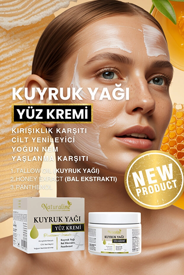 Naturaline Kuyruk Yağı Kremi Yüz 100 Ml