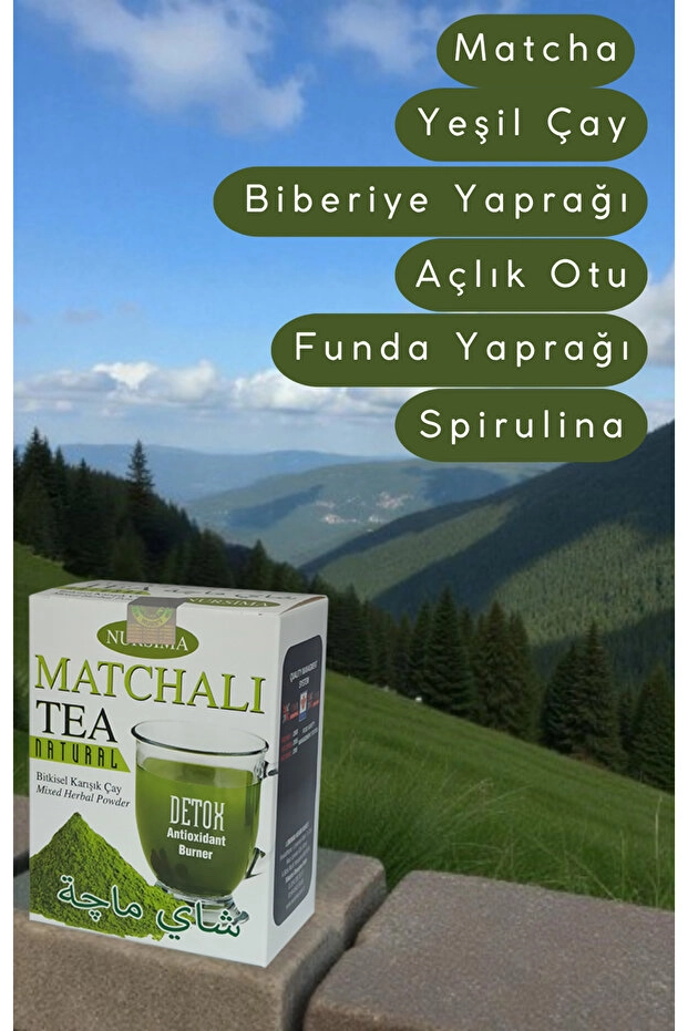 Nursima Matchalı Bitkisel Karışımlı Toz 100 Gr
