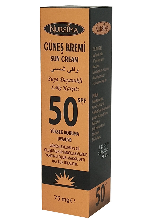 Nursima Güneş Kremi 75 Mg